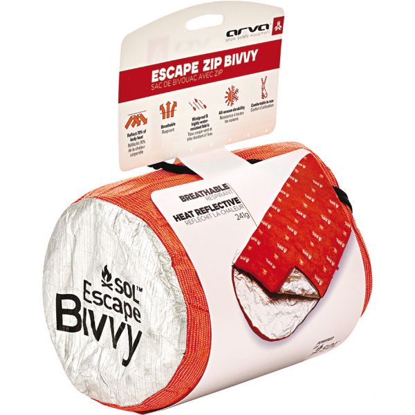 ARVA Bivvy Escape Zip 8 ARVA Bivvy Escape Zip -Racing Skischoenen Winkel 22 bivvy escape
