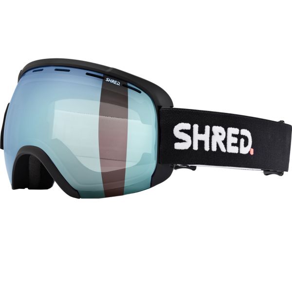 Shred Exemplify Black CBL 2.0 Deep Blue Mirror -POC Race Ski Winkel