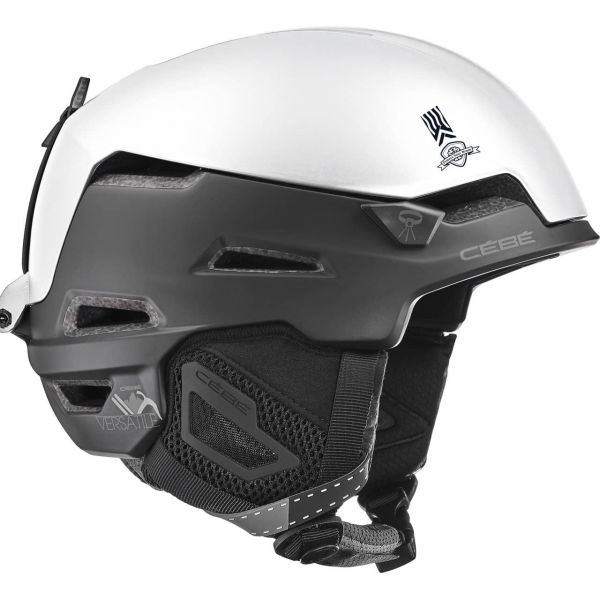 Cébé Cebe Versatile White Shiny Black Matte -Alpineskiën Winkel