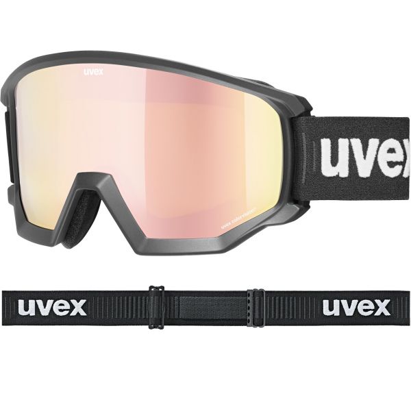 Uvex Athletic CV Black Matt / Rose-orange -POC Race Ski Winkel 21 athletic