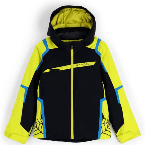 Sandy binair Kinderachtig Spyder Jungen Skijacke CHALLENGER black/citron |Skikleding voor kinderen |  Skikleding | Alpine Ski | XSPO NL
