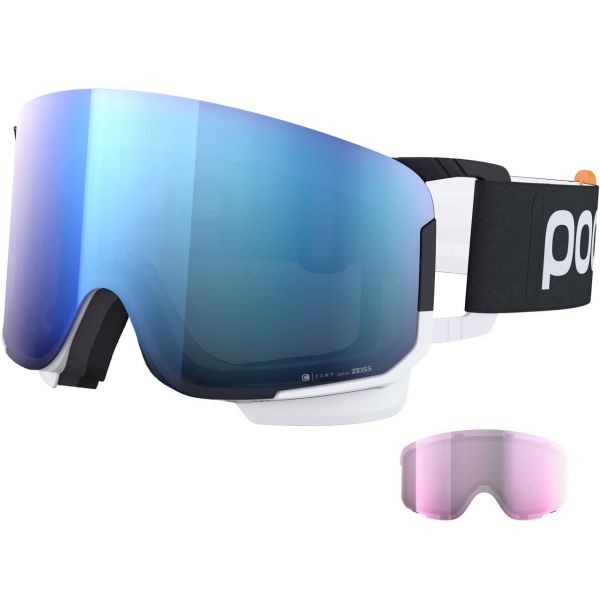 POC Nexal Clarity Comp Uranium Black/hydrogen White/spektris Blue + Reserve Lens -Racing Skischoenen Winkel 22 nexal clarity comp 40812