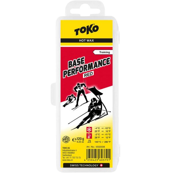 Toko Base Performance Red 120g 3 Toko Base Performance Red 120g -POC Race Ski Winkel 19 base perf red