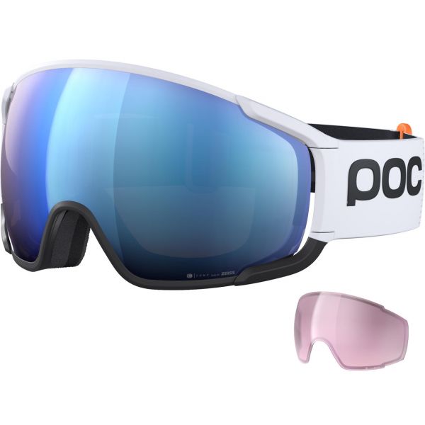 POC Zonula Clarity Comp Hydrogen White/uranium Black/spektris Blue + Reserve Lens -POC Race Ski Winkel 22 zonula clarity comp 40806